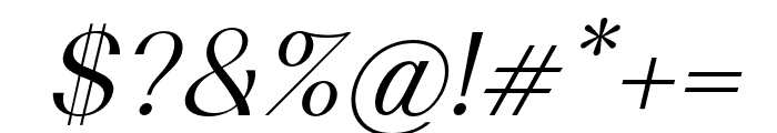 Cosen-RegularItalic Font OTHER CHARS
