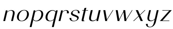 Cosen-RegularItalic Font LOWERCASE