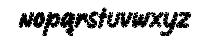 Cosmic Avenger Lightning Rough Font LOWERCASE