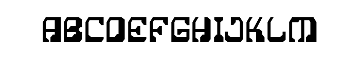 Cosmic Echoes Regular Font UPPERCASE