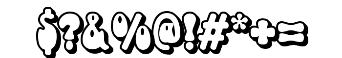 Cosmic Hippie Shadow Font OTHER CHARS