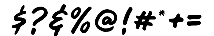 CosmicVenus-Regular Font OTHER CHARS