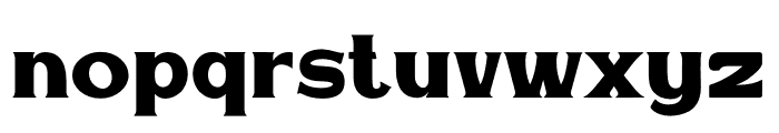 Cosmo Font LOWERCASE