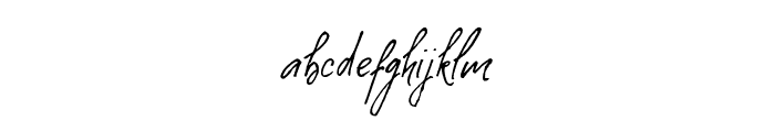 CostaBlanca Script Font LOWERCASE