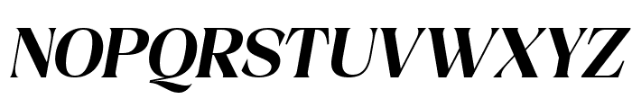 Costaline Black Italic Font UPPERCASE
