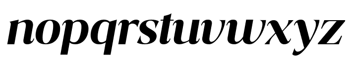 Costaline Black Italic Font LOWERCASE