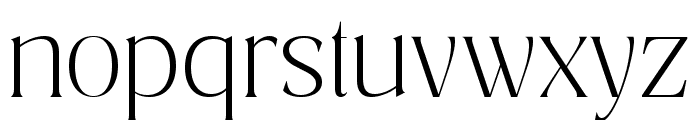 Costaline Extra Light Font LOWERCASE