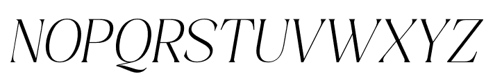 Costaline-ExtraLightItalic Font UPPERCASE