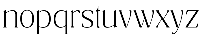 Costaline-ExtraLight Font LOWERCASE