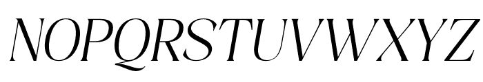 Costaline-LightItalic Font UPPERCASE