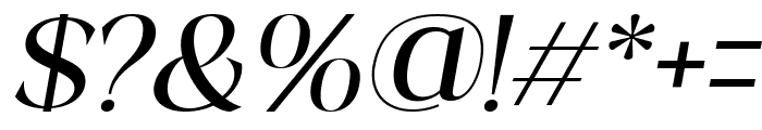 Costaline Medium Italic Font OTHER CHARS