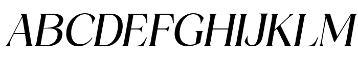 Costaline Medium Italic Font UPPERCASE