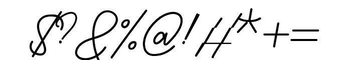 Costella Signature Font OTHER CHARS