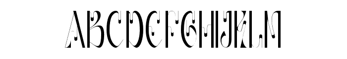 Costeria-Regular Font UPPERCASE