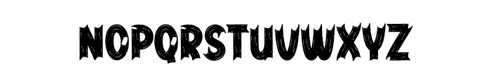 Costume Halloween Font UPPERCASE