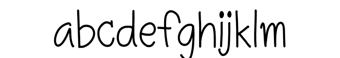 Cosy Font LOWERCASE