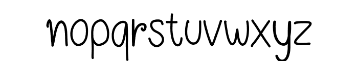 Cosy Font LOWERCASE