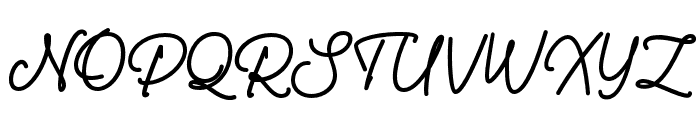 Cotieleny-Regular Font UPPERCASE