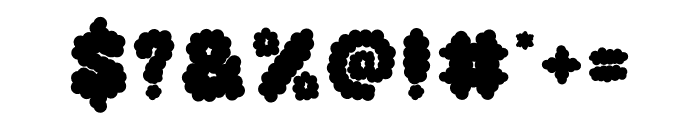 Cotton Cloud Shadow Font OTHER CHARS