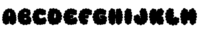 Cotton Cloud Shadow Font LOWERCASE