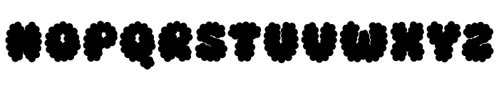 Cotton Cloud Shadow Font LOWERCASE