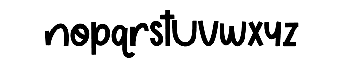 CottonBubblegum Font LOWERCASE