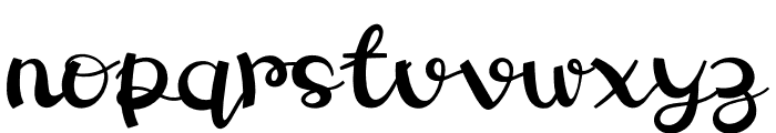 Country Home Caligra Font LOWERCASE
