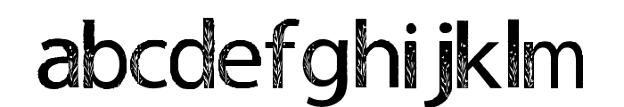 Country Road Floral Regular Font LOWERCASE