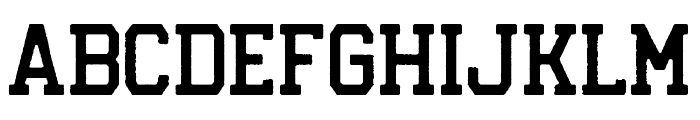 Courage Union Rough Font LOWERCASE