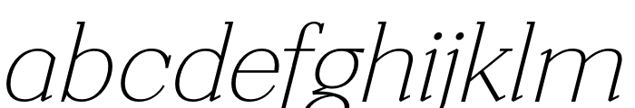 Courthes Italic Font LOWERCASE