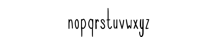 Courtny Regular Font LOWERCASE