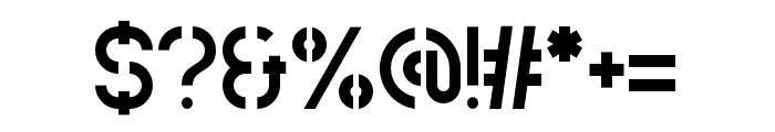 Coutline-Regular Font OTHER CHARS