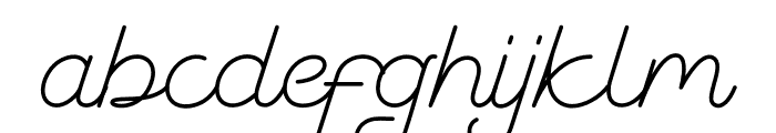 Coventysh Light Font LOWERCASE