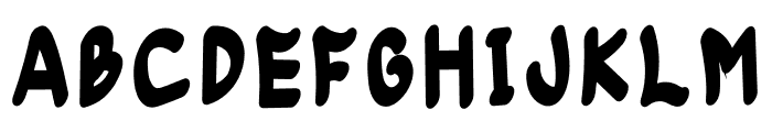 Cow Black Font UPPERCASE