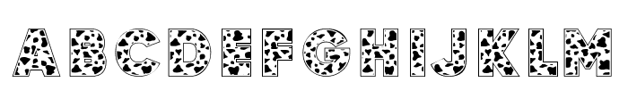 Cow Font Regular Font LOWERCASE