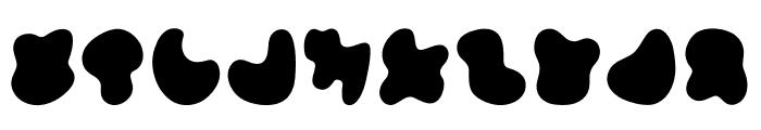 Cow Pattern Font OTHER CHARS