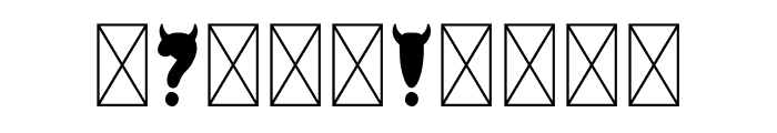 Cow10202301 Font OTHER CHARS