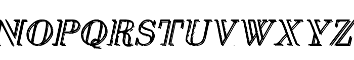 Cowboy Adventure Italic Font UPPERCASE