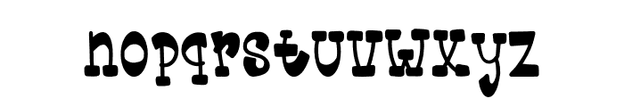Cowboy Dlokens Font LOWERCASE