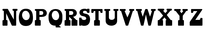 CowboyMasterRounded-Regular Font LOWERCASE