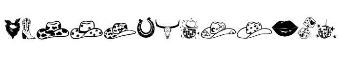 Cowgirl Bundle Font LOWERCASE