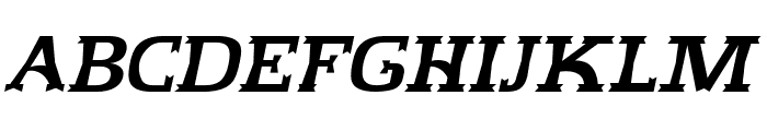 Cowgirl Italic Font UPPERCASE