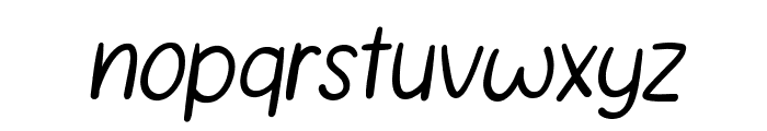 Cozy Kitten Italic Font LOWERCASE