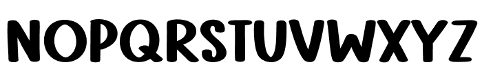 Cozy Round Font UPPERCASE