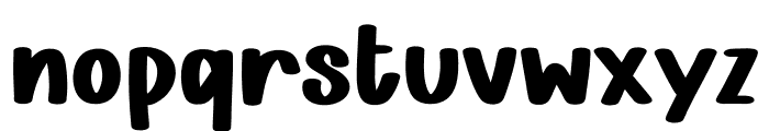 Cozy Round Font LOWERCASE