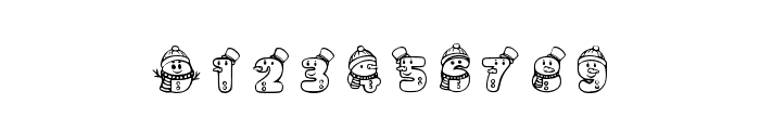 Cozy Snowman Regular Font OTHER CHARS