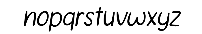 CozyKitten-Italic Font LOWERCASE