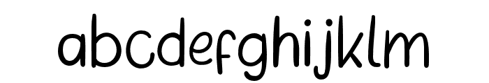 CozyKittenRegular Font LOWERCASE