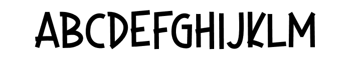 Crabwise Font UPPERCASE