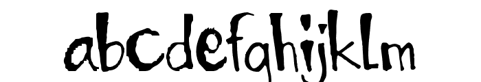 Cracked Dream Regular Font LOWERCASE